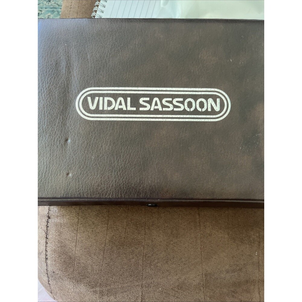 Vintage Vidal Sassoon VS125 Curling Iron Set 1" & 1 1/2" 375°F w/ Attachments